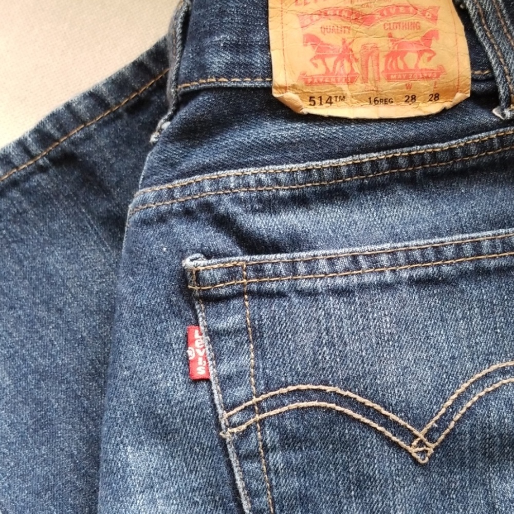EUC Levi's 514 Boys Slim Straight Jeans - Picture 3 of 5